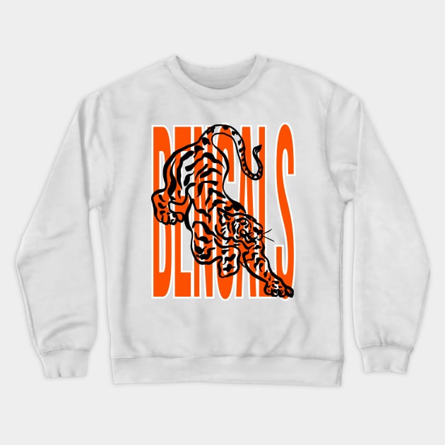 Cincinnati Bengaaaals 09 Crewneck Sweatshirt by Very Simple Graph